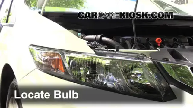 2014 Honda Civic LX 1.8L 4 Cyl. Sedan Luces Faro delantero (reemplazar foco)